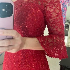 Red cocktail dress/holiday dress